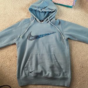 blue nike jordan sweatshirt